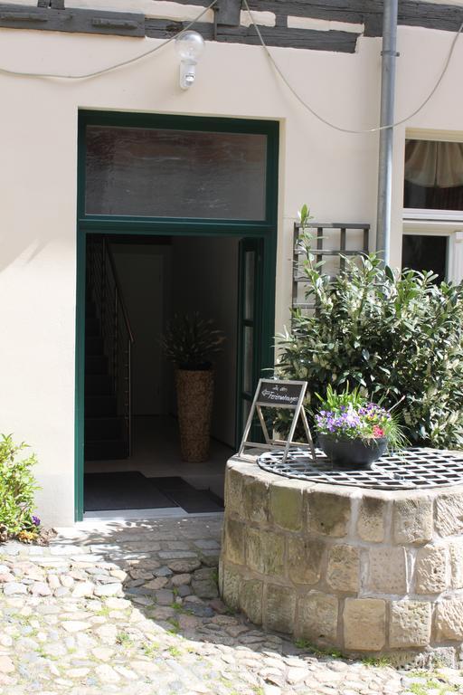 Ferienwohnungen Im Alten Handelshof Quedlinburg Exterior foto